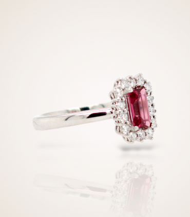 Pink Turmalin Ring