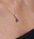 Drop Sapphire Necklace