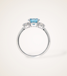 Three Flower sky blue