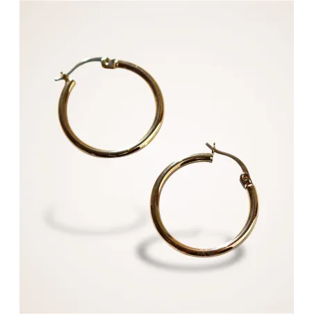 Goldene Eleganz Creolen