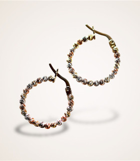 Glitter Globe Hoops
