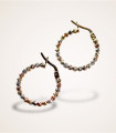Glitter Globe Hoops