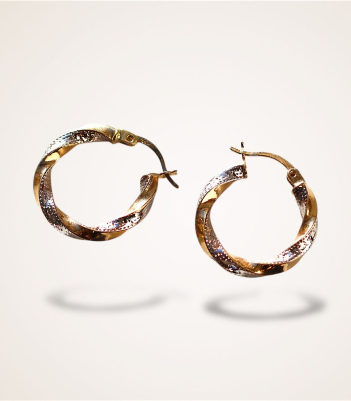 Twist & Shine Hoops
