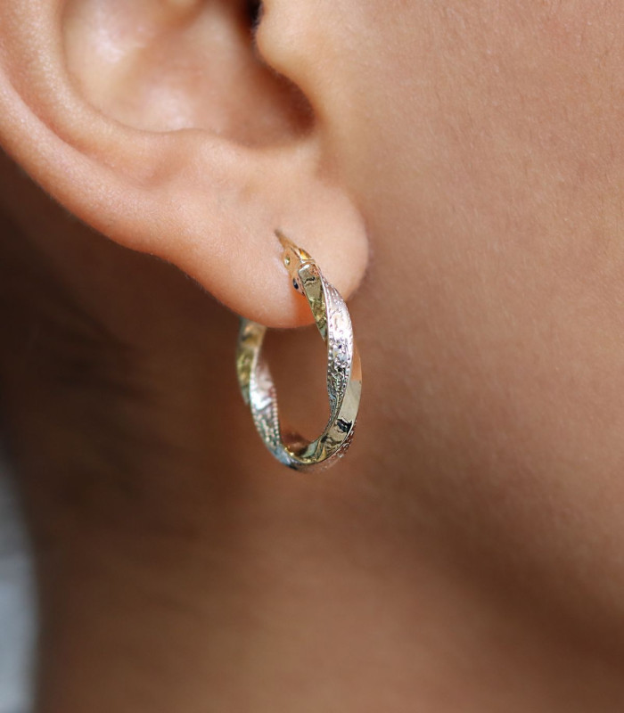 Twist & Shine Hoops