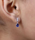 Drop Sapphire Earrings