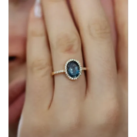 London Topas Ring (Gelbgold)