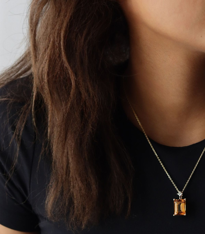 Citrinaa necklace
