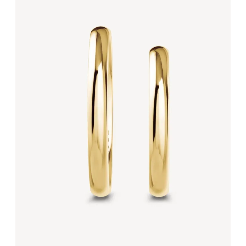 Elina Klassische Eheringe aus Gelbgold | Moreen