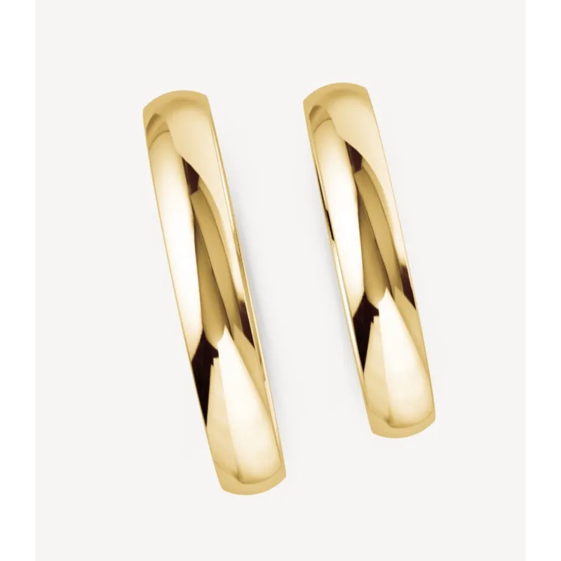 aleria Klassische Eheringe aus Gelbgold | Moreen