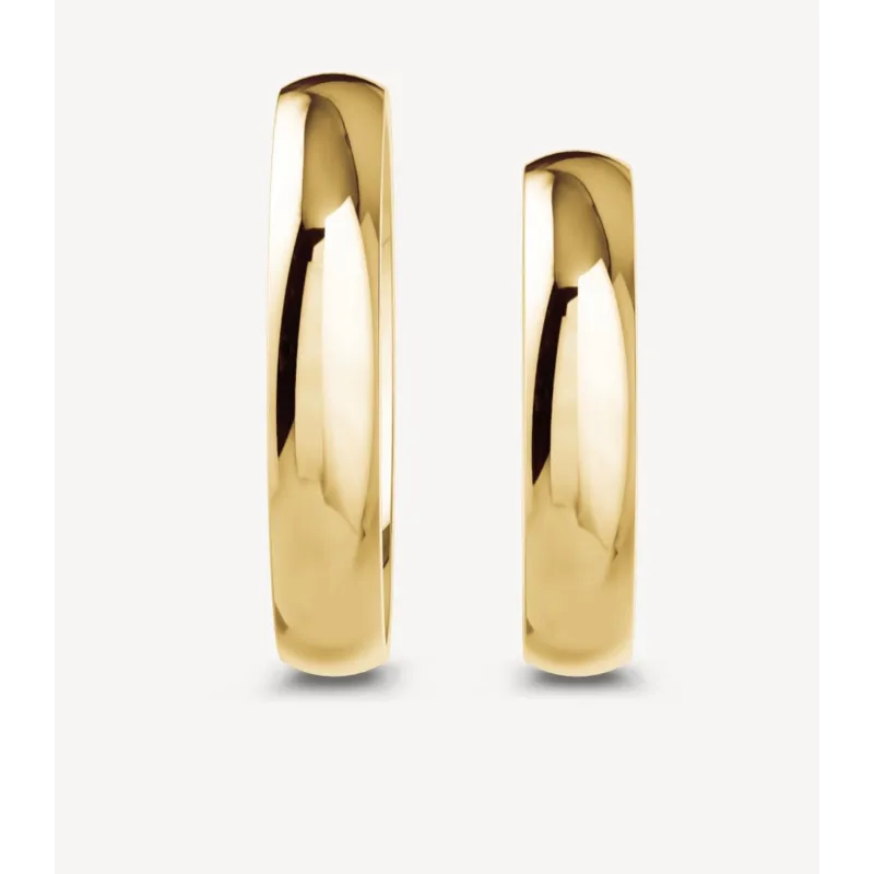 Leonora Klassische Eheringe aus Gelbgold | Moreen