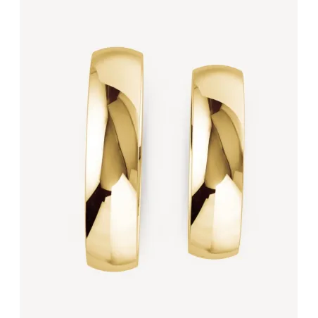 Lorenzo Eheringe Gelbgold 5 mm | Moreen