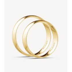 Lorenzo Eheringe Gelbgold 5 mm | Moreen