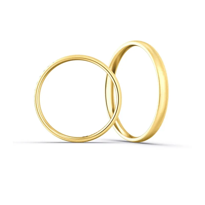 Elodie Eheringe Gelbgold mit Diamanten | Moreen