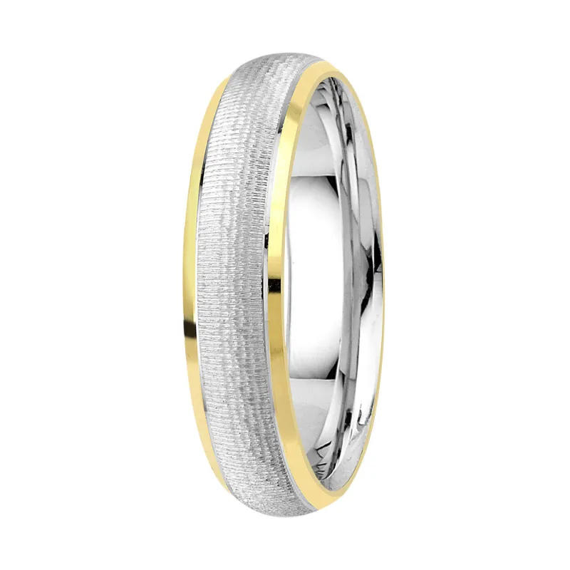 Aurelio Bicolor Trauringe Gelb- & Weißgold | Moreen