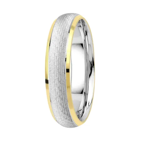 Aurelio Bicolor Trauringe Gelb- & Weißgold | Moreen