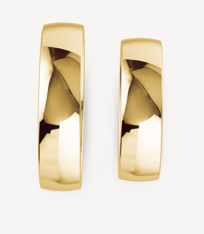 Klassische Gelbgold Eheringe MK-1055 | Moreen