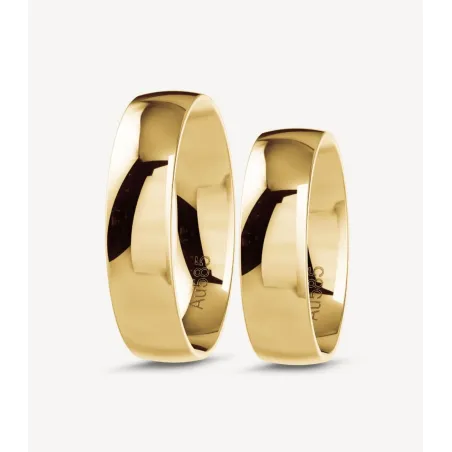 Valentino Eheringe Gelbgold 5,5 mm | Moreen