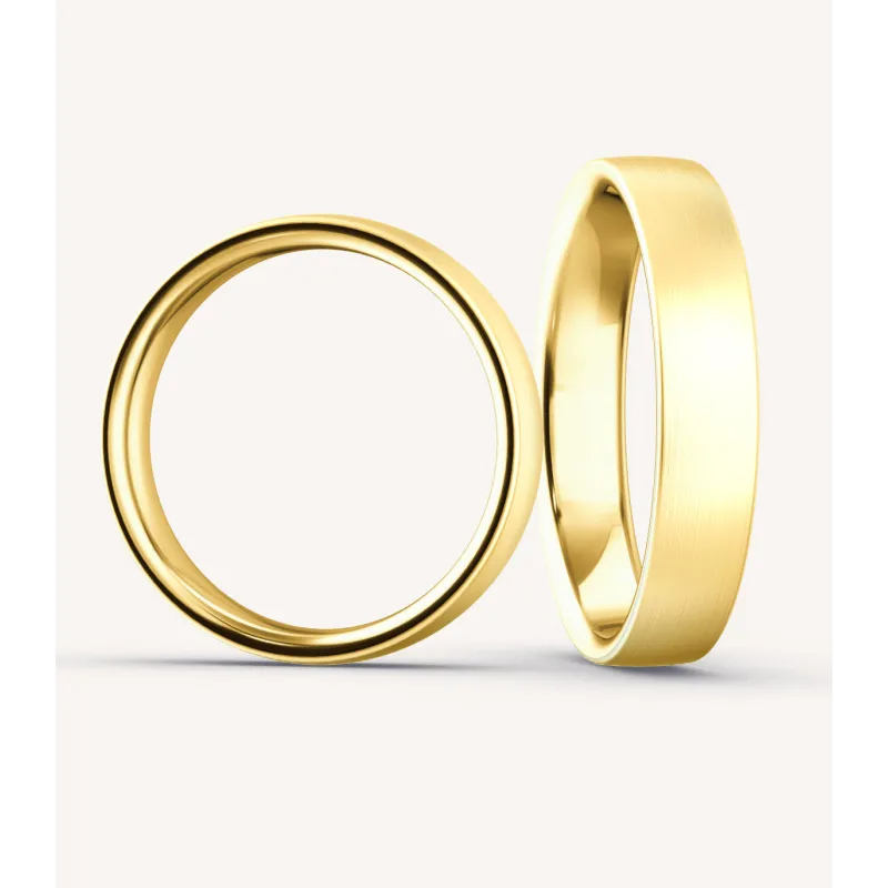 Liorena Eheringe 585 Gelbgold mit Diamant | Moreen