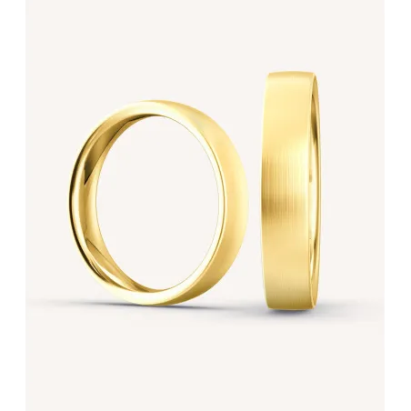 Liorena Eheringe 585 Gelbgold mit Diamant | Moreen