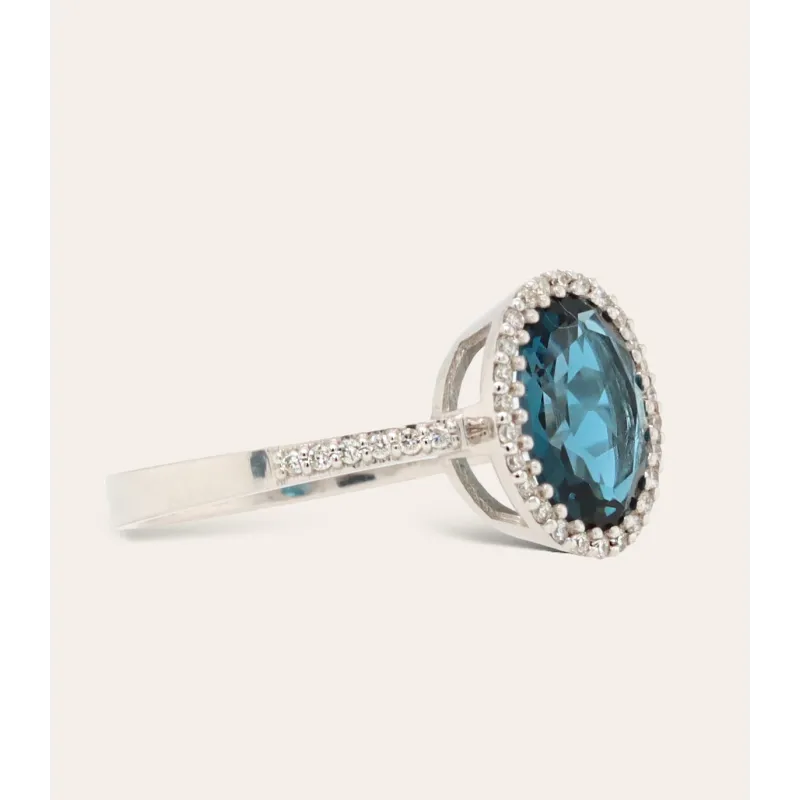 Mariselle London Topas Ring mit Diamanten | Moreen
