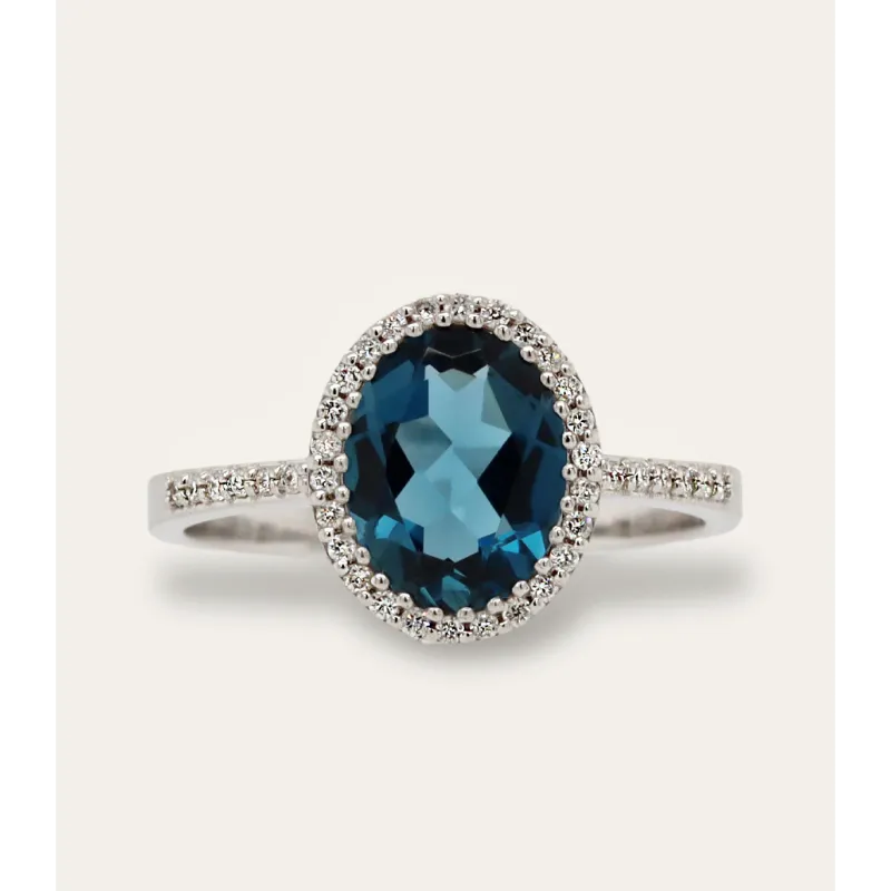 Mariselle London Topas Ring mit Diamanten | Moreen