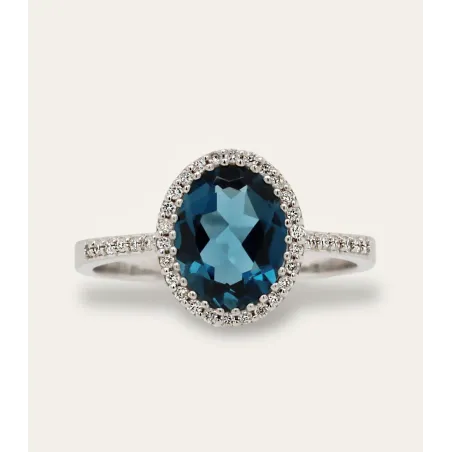 Mariselle London Topas Ring mit Diamanten | Moreen