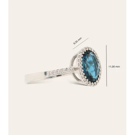 Mariselle London Topas Ring mit Diamanten | Moreen