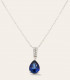Drop Sapphire Necklace
