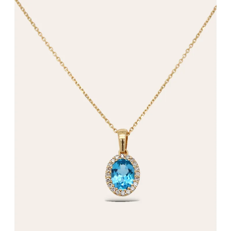 Topas Diamond Necklace
