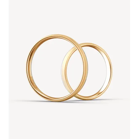Celestia Trauringe 585 Gelb- & Weißgold mit Diamanten | Moreen