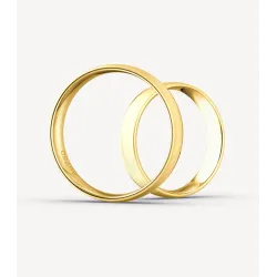 Valerio Eheringe aus Gelbgold 375, 585 & 750 | Moreen