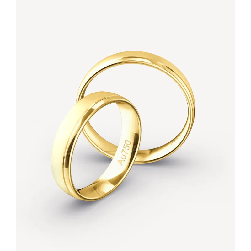 Valerio Eheringe aus Gelbgold 375, 585 & 750 | Moreen
