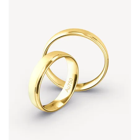 Valerio Eheringe aus Gelbgold 375, 585 & 750 | Moreen