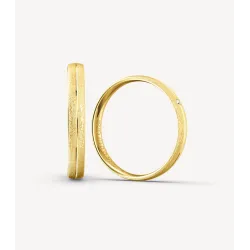 Mirella Eheringe Gelbgold mit Brillant | Moreen