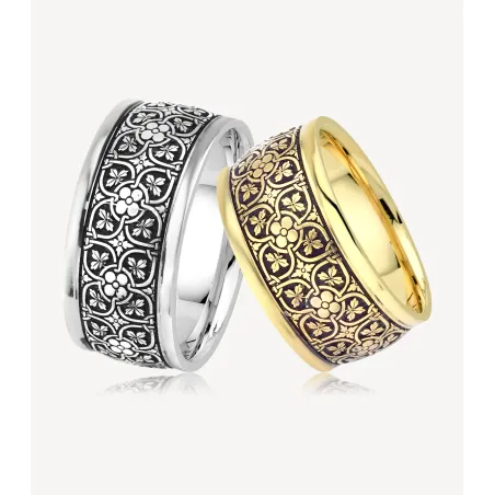 Trauringe inspiriert an der venezianischen Spitze | MOREEN TRAURINGE